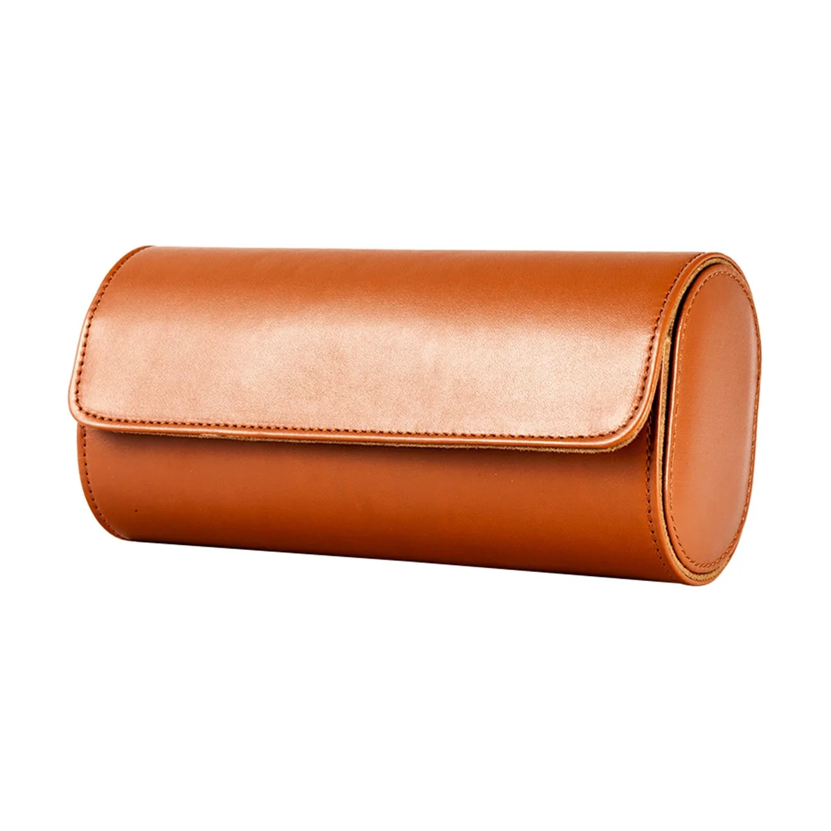 Stylish Mathis Leather Travel Watch Roll Case 1-3 Slots Fine Crafted