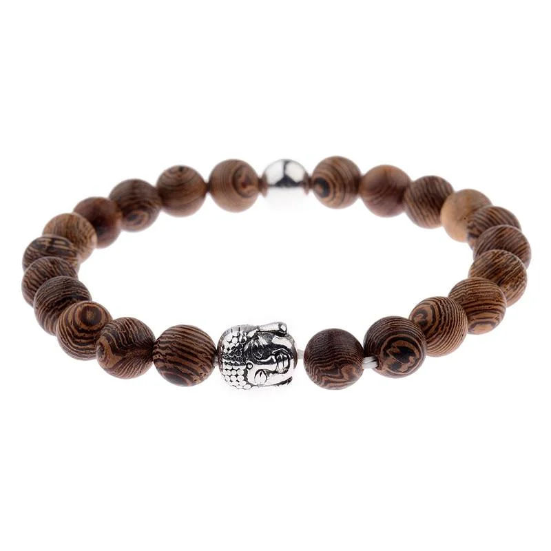 Powerful Buddha Natural Wooden Tibetan Beaded Bracelet Reliable