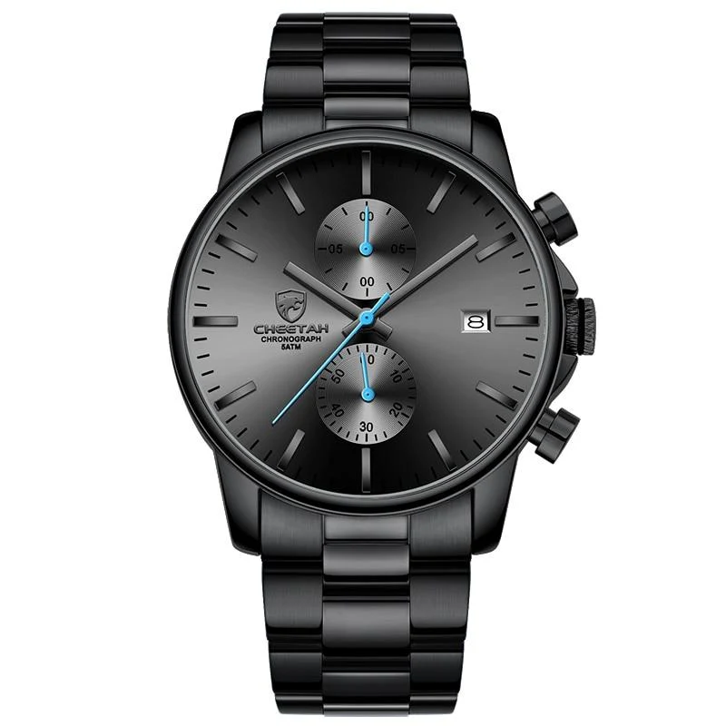 Traditional Nicolas Minimalist Chronograph Watch Organic