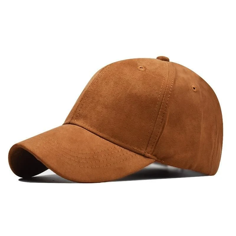 Smooth Suede baseball Cap Flexible
