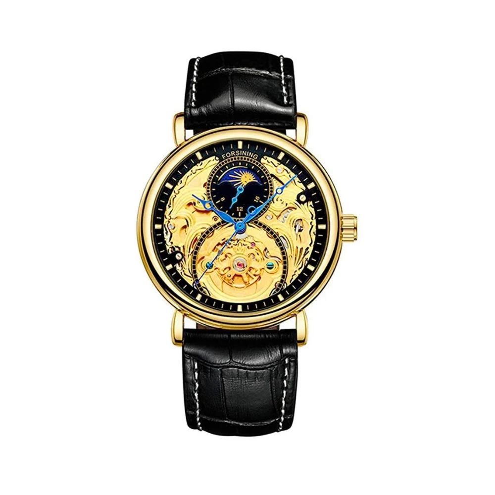 First-Class Francois Calendario Mechanical Skeleton Watch Healthy