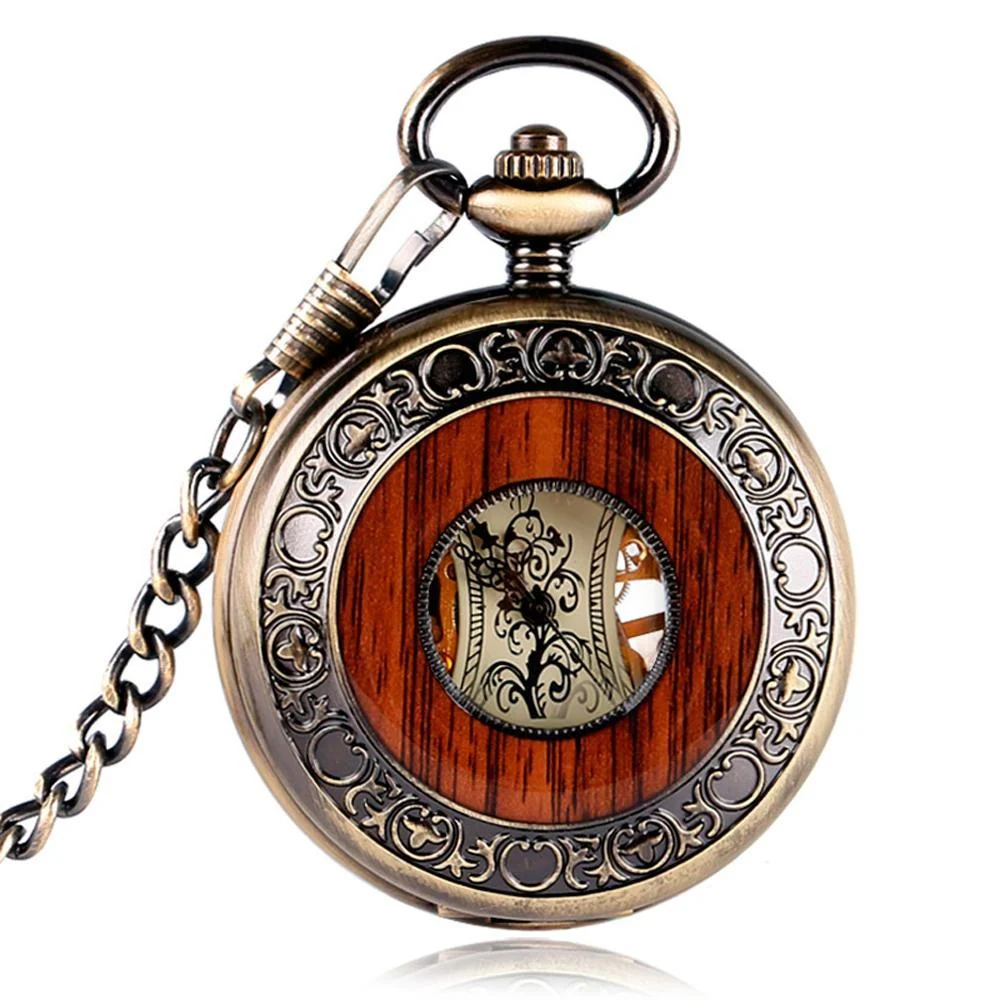 Enhanced Antique Mechanical Pocket Watch Long-Lasting