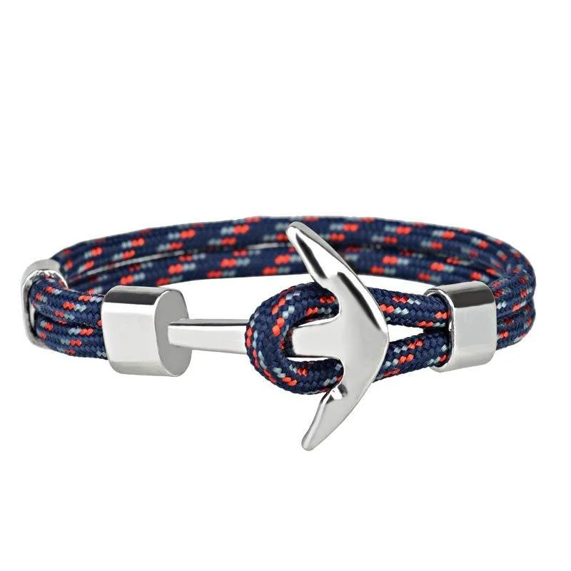 Smart Torino Silver Anchor Bracelet Expertly Made