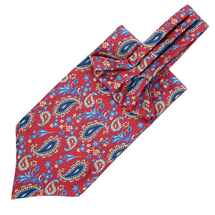 Artisan Small Teardrop Paisley Ascot Tie First-Class