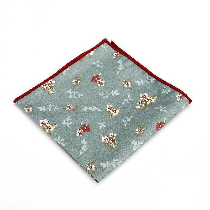 Exclusive Floral Boho Cotton Handkerchief Organic
