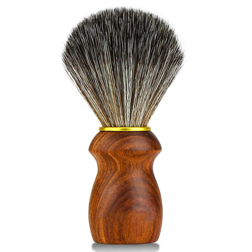 Certified Shaving Brush With Rare Ebony Wood Handle Breathable