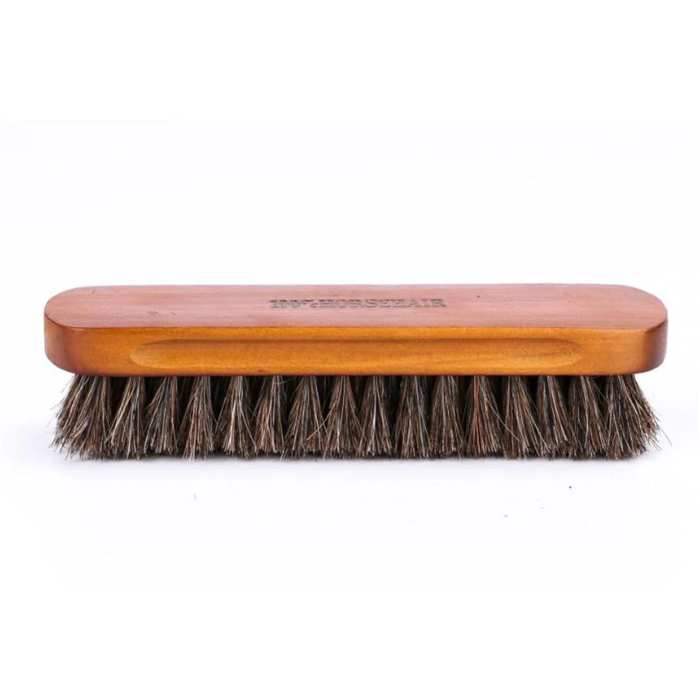 Trendy Fabio Professional Pure Horse Hair Wooden Shoe Brush Premium Material