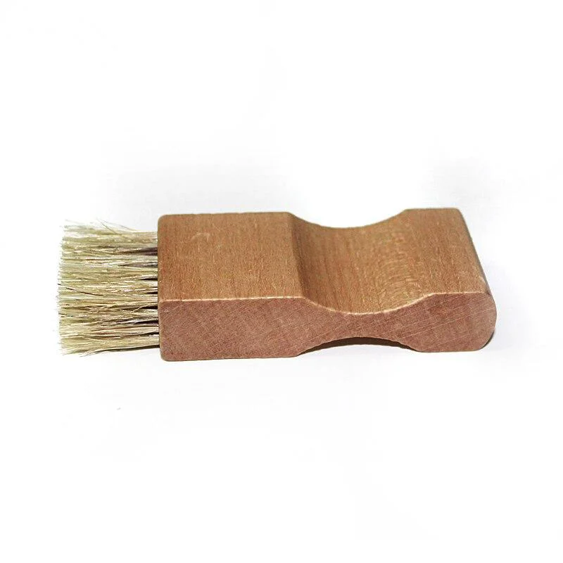 Professional Benito Portable Beech Wood Pig Bristle Shoe Brush Official