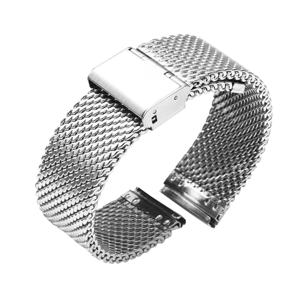 Modern Claudio Stainless Steel Milanese Mesh Watch Strap Convenient