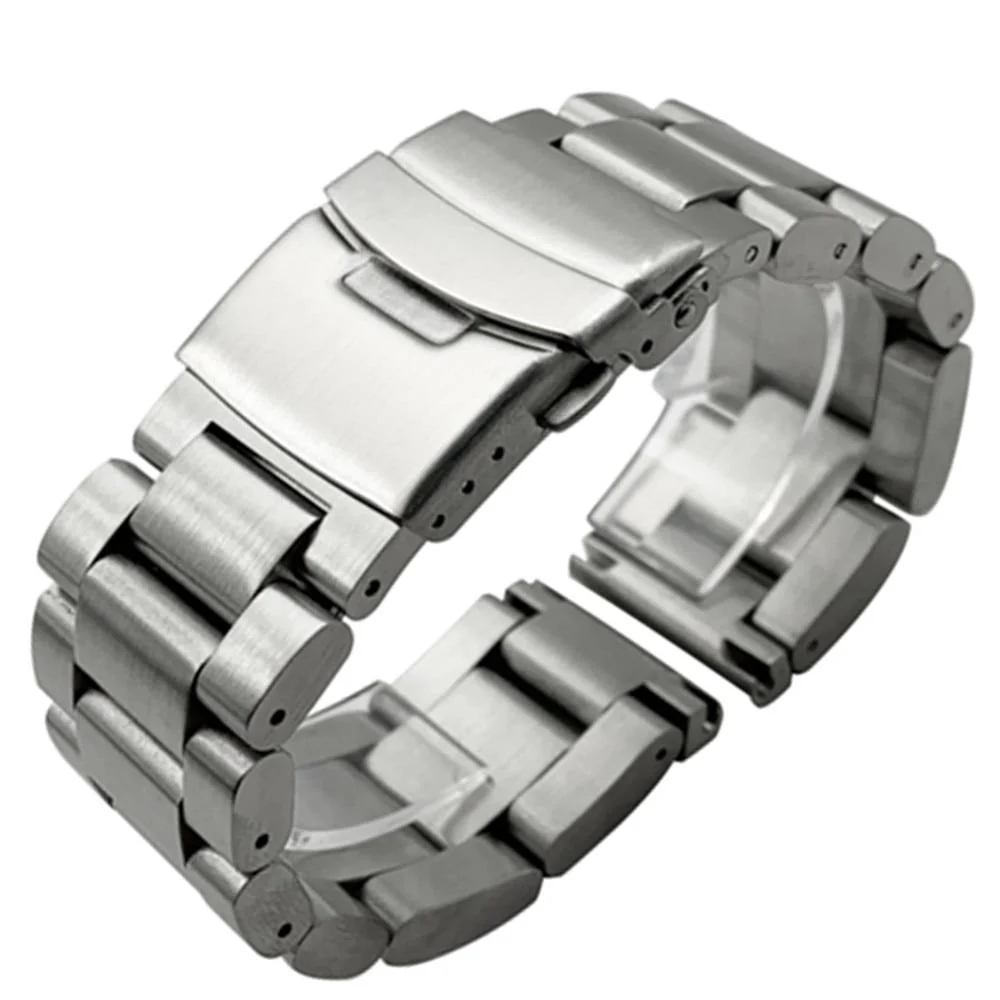 Refined Alfredo 316L Stainless Steel Oyster Watch Strap First-Class