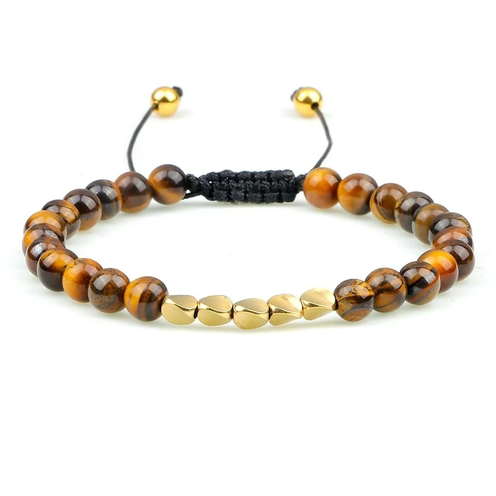 Responsible Atrani Tiger Eye Beaded Bracelet Eco-Friendly