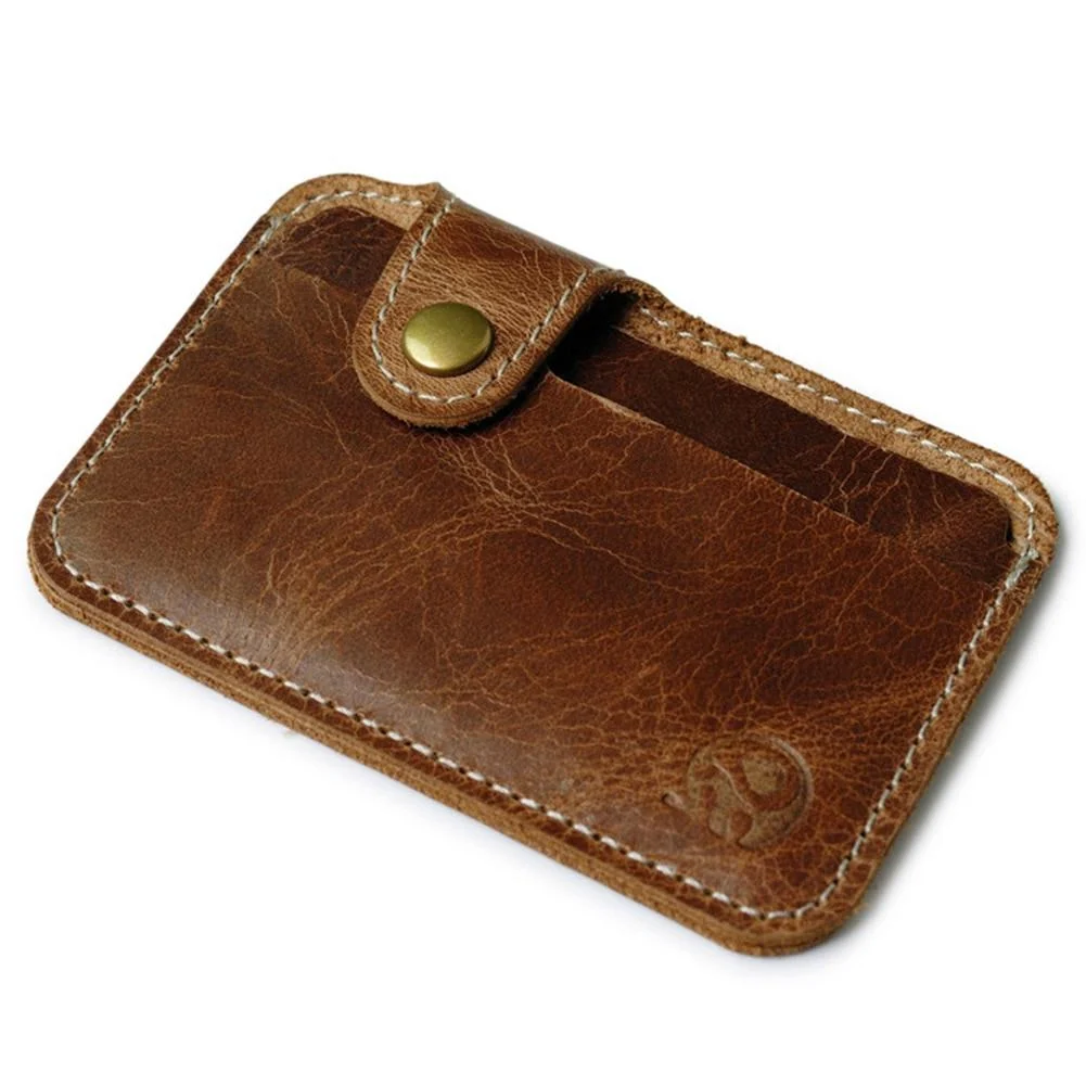 Carefully Designed Mauro Vintage Cow Leather Card Holder Sustainable