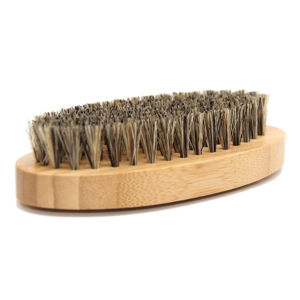 Environmentally Friendly Bamboo Boar Bristle Beard Brush Dependable