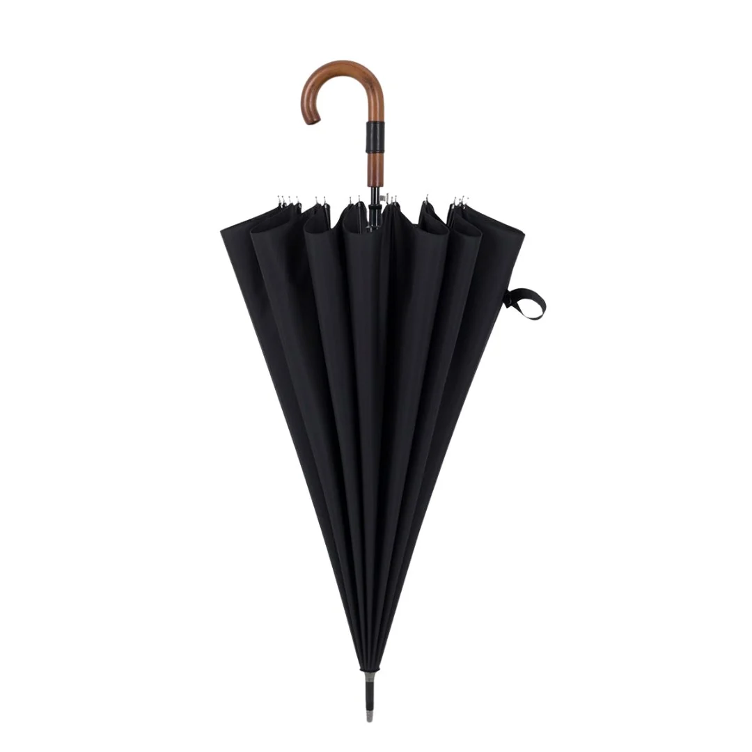Durable Large 120 cm Wooden Handle Premium Umbrella Safe