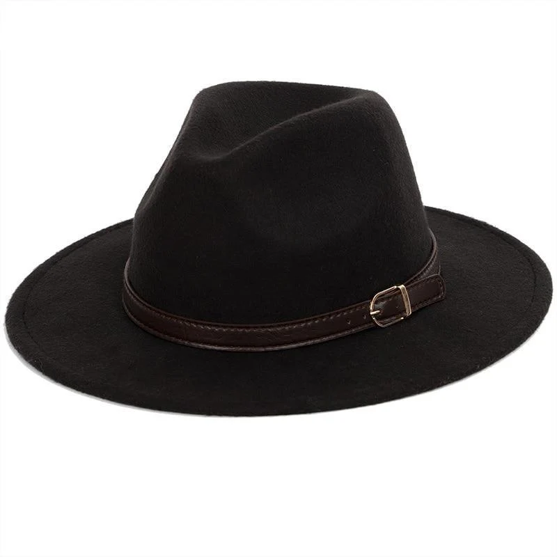 Refined Classic Fedora With Leather Band Elite