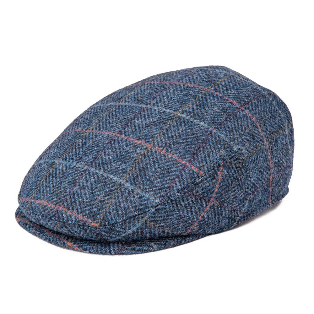 Authentic Herringbone Plaid Tweed Flat Cap Efficient