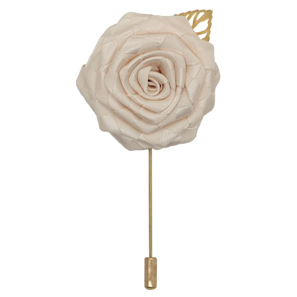 Responsible Satin Rose Lapel Pin Fashionable