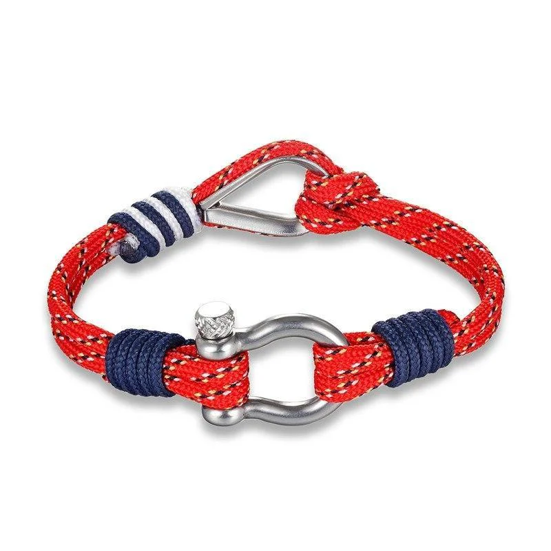 High-Grade Double Shackle Parachute Cord Bracelet Advanced