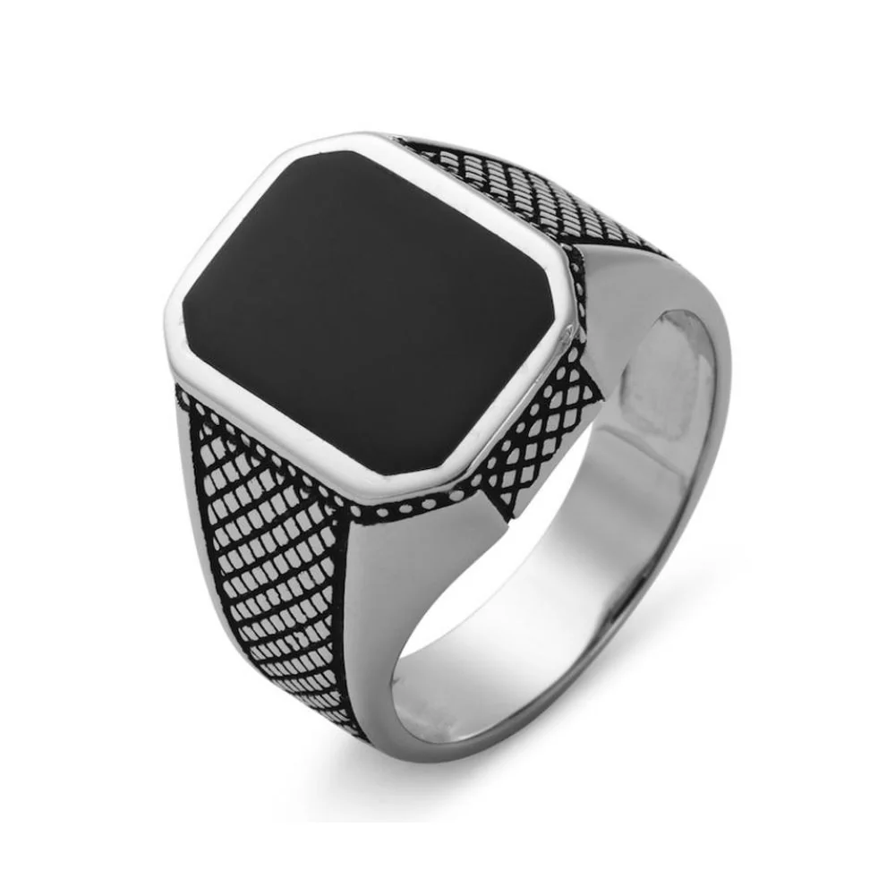 Elegant Krist 925 Sterling Silver Signet Ring Lightweight