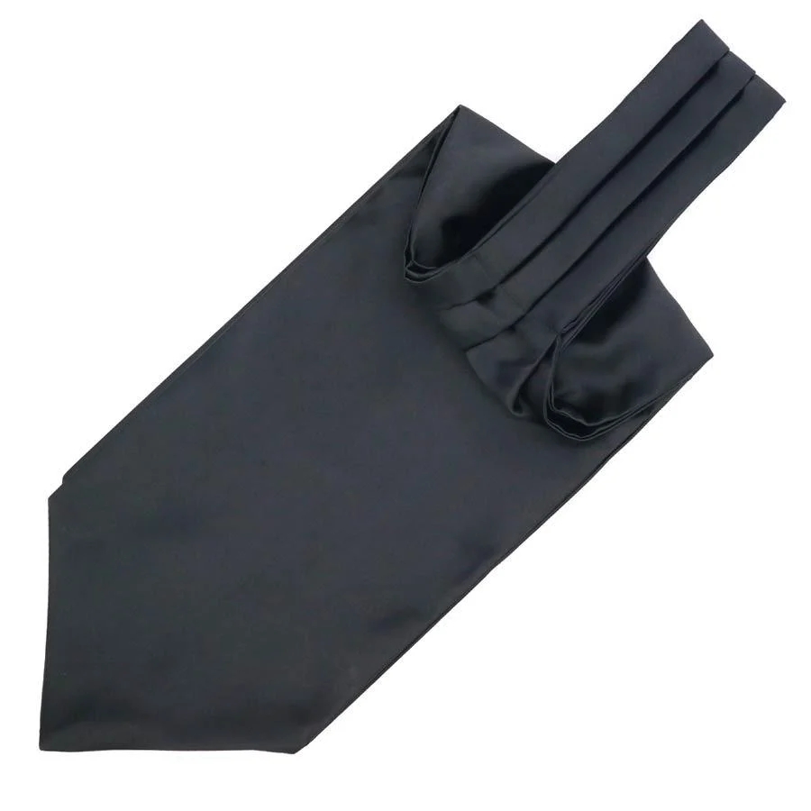 Reliable Solid Ascot Tie Modern