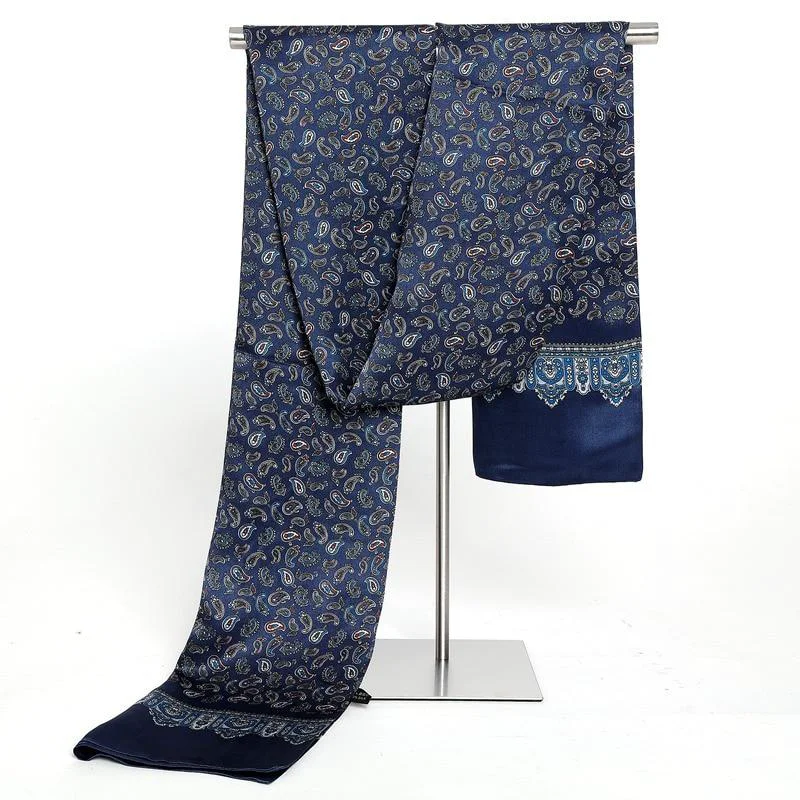 Premium Classic Paisley Silk Scarf Flexible