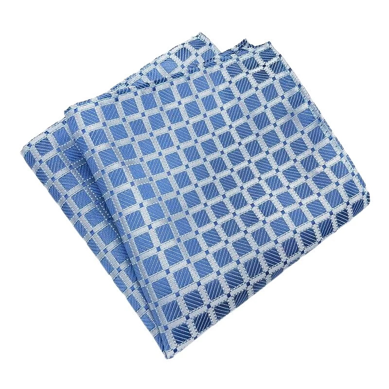 Effective Checkered Silk Pocket Square Excellent