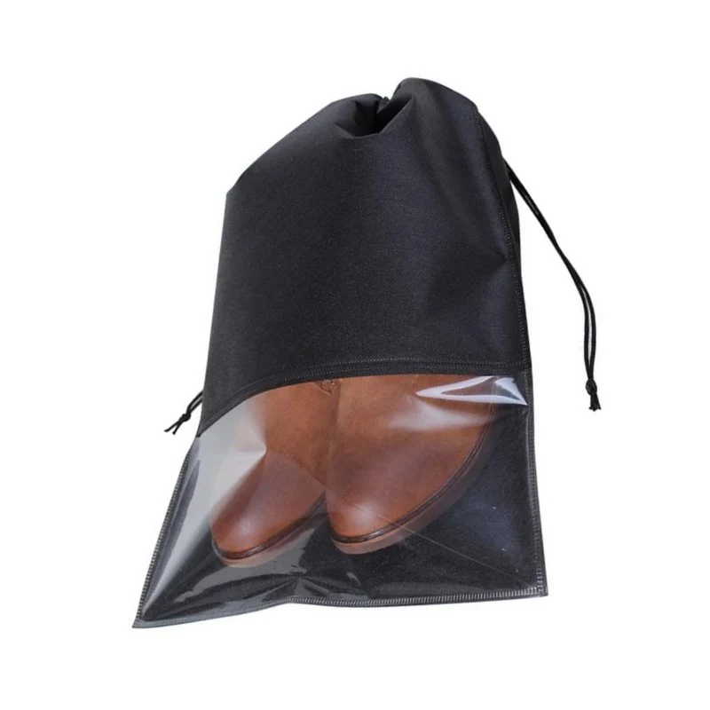Natural Transparent Dustproof Travel Shoe Bag Premium Material