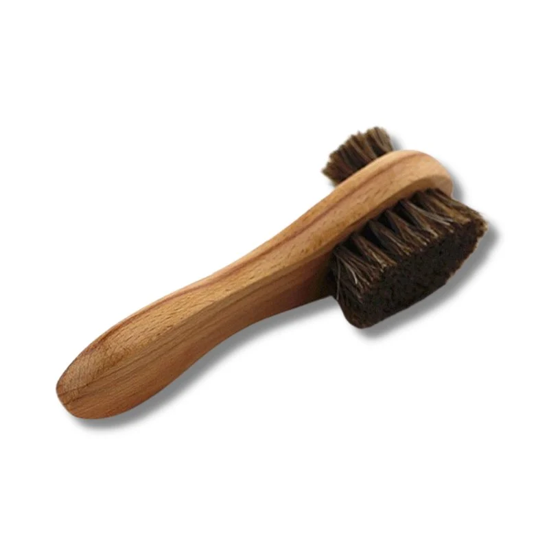 Pure Arturo Double-Sided Horse Hair Wooden Shoe Brush Smart