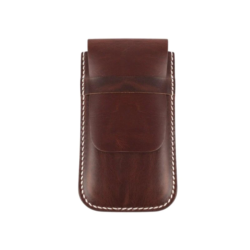 Relaxed Oscar Leather Single Watch Travel Case Enhanced