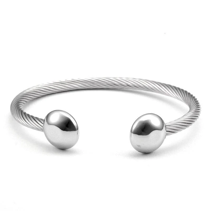 Sustainable Thomas Stainless Steel Cuff Bracelet Next-Generation