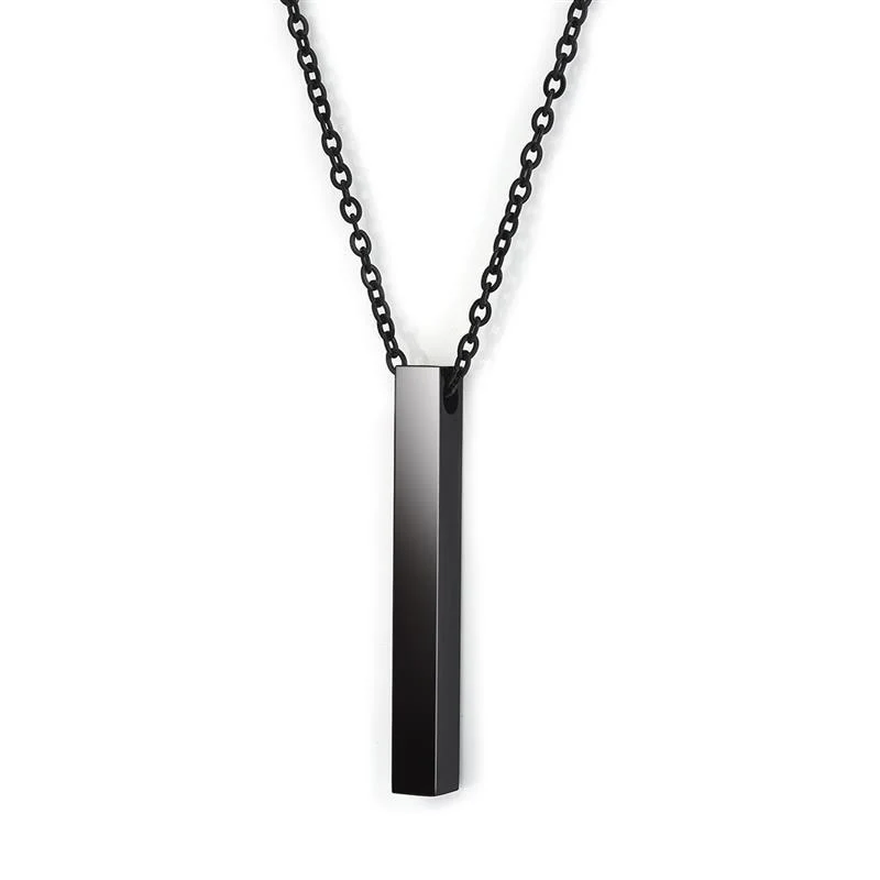 Breathable Claudius Minimal Steel Pendant Necklace Fast