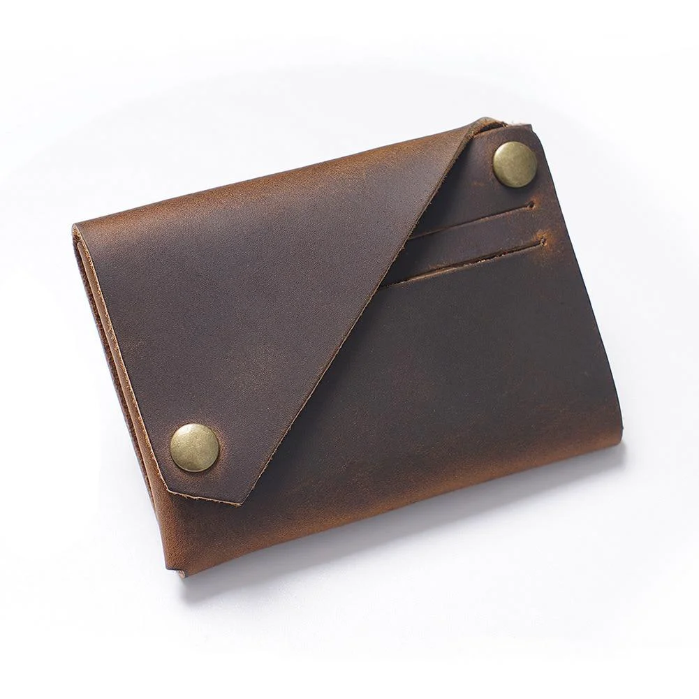 Luxury Leandro Vintage Cow Leather Card Holder Optimized
