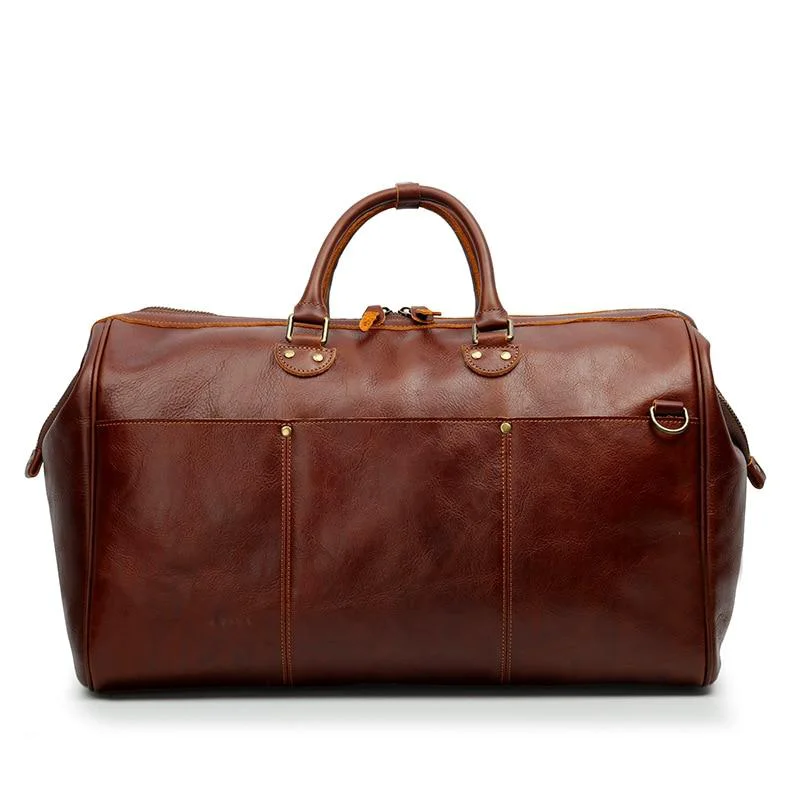 Responsible Elias Cowhide Leather Duffel Bag Healthy