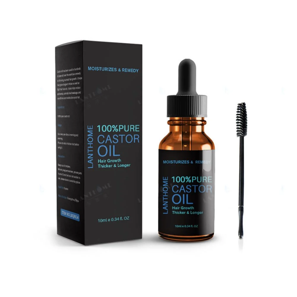 Sophisticated Aceite de ricino puro Suero para el crecimiento del cabello Verified
