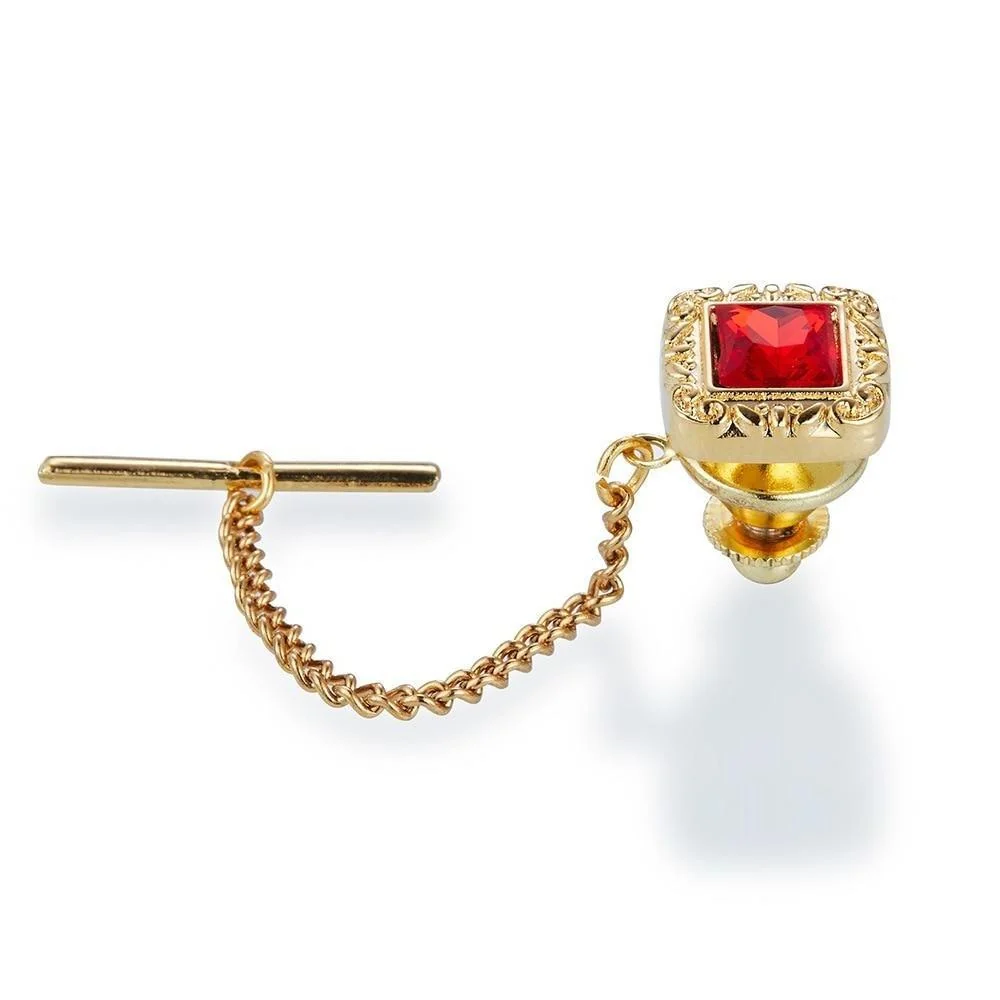 Detailed Alfiler de corbata Royal Crystal Trendy