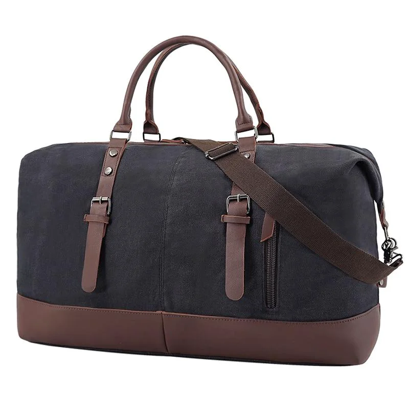 Fast Paul Bolsa Weekender Duffel grande de lona Fine