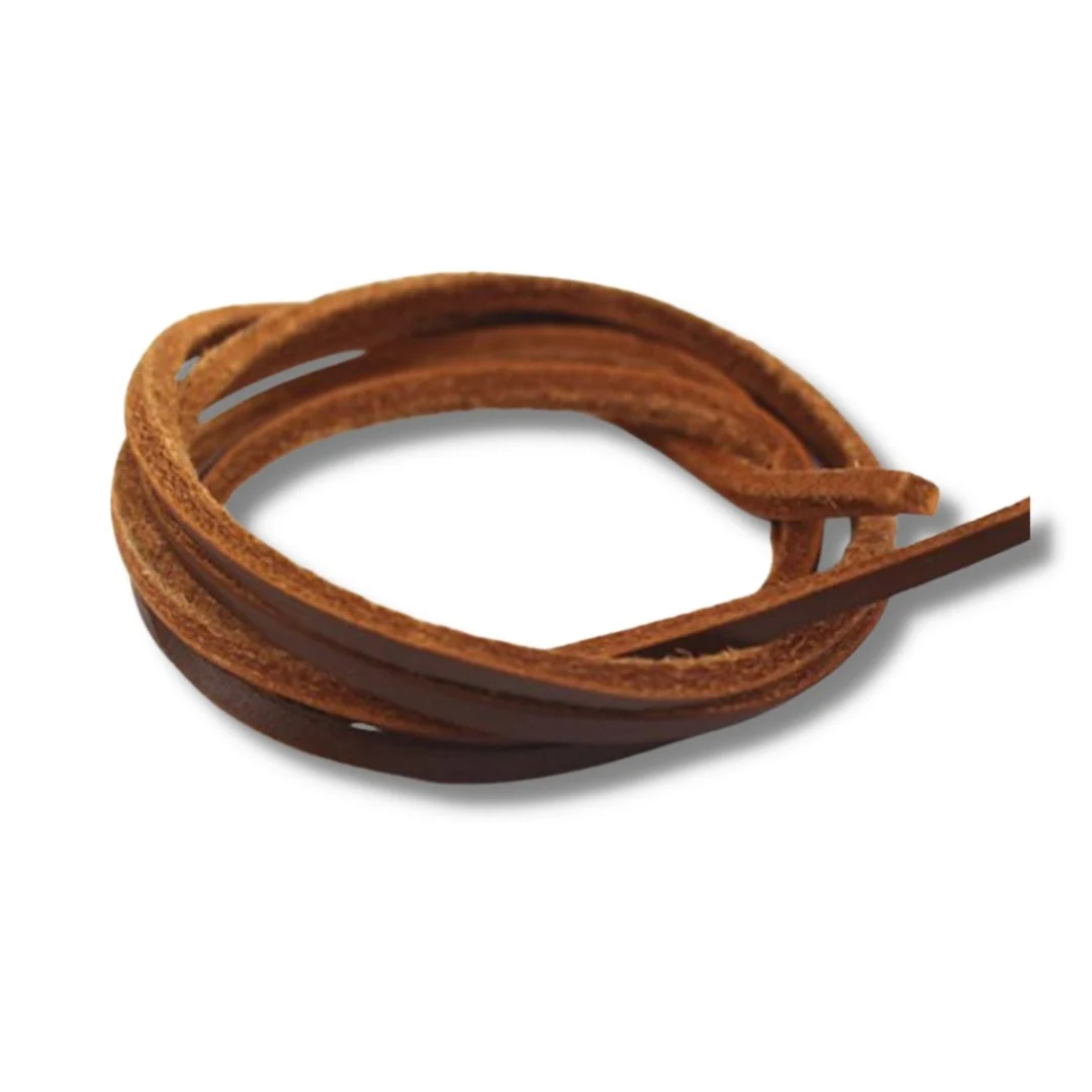 Breathable 1 Par de Cordones Cuadrados de Cuero 32 Refined