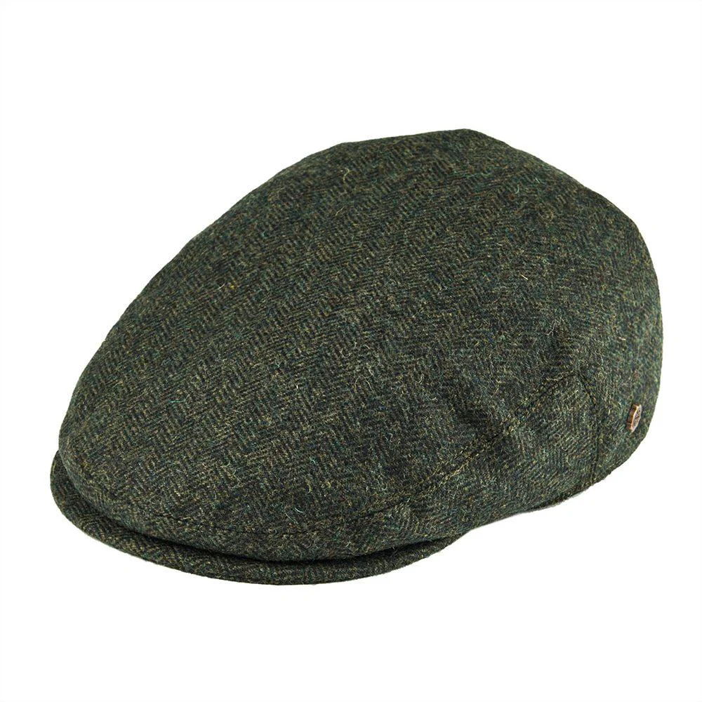 Crafted Herringbone Gorra plana irlandesa Fine