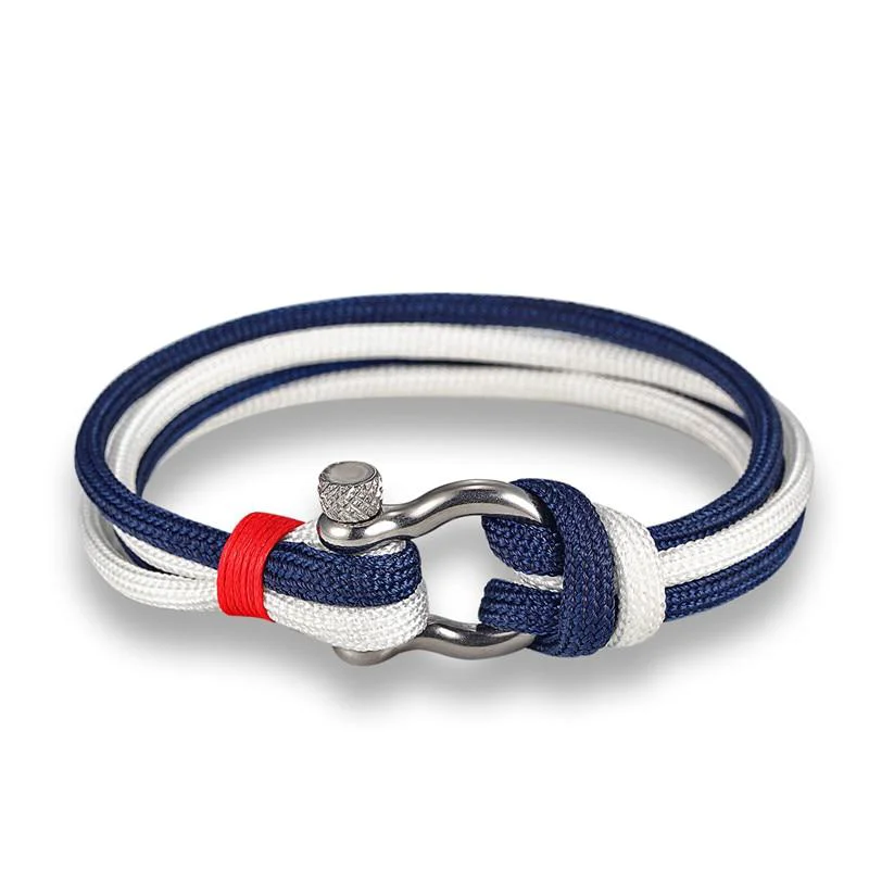 User-Friendly Brazalete de cuerda maciza con grillete de herradura Effective