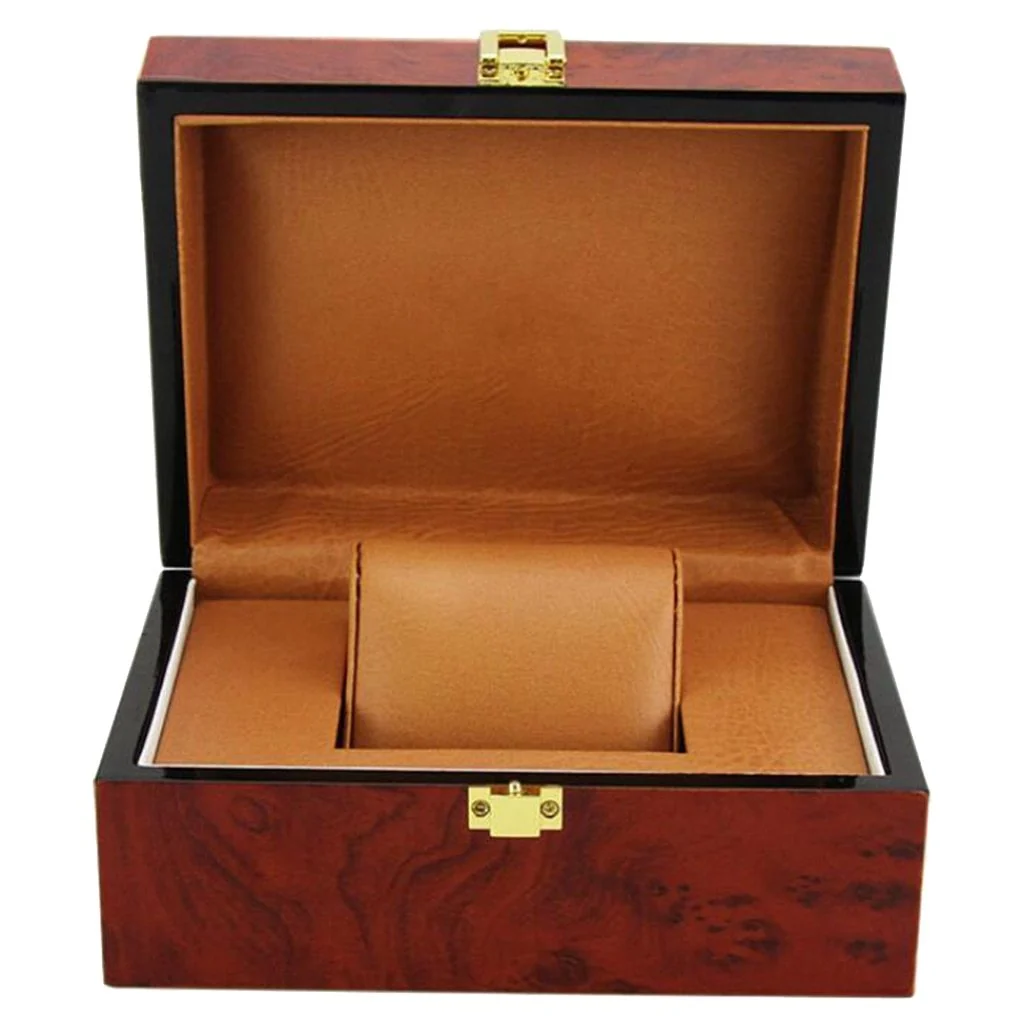Powerful Franco Caja de madera para relojes de una ranura Official