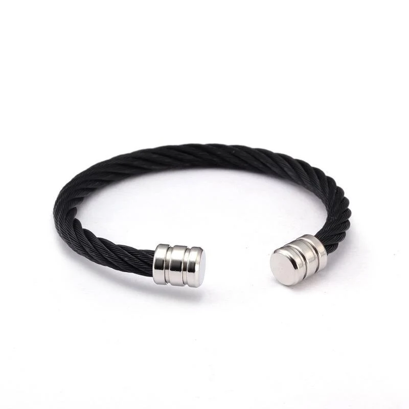 Durable Livigno Pulsera brazalete plateada Relaxed