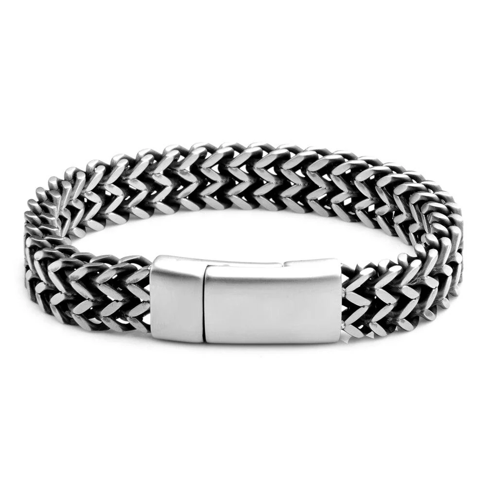 Authentic Stefan Stainless Steel Chain Bracelet First-Class