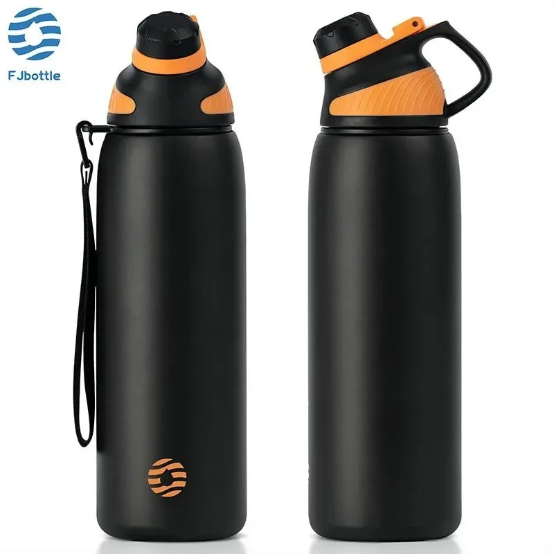 Efficient 1000ml Stainless Steel Vacuum Flask Magnetic Lid Insulated Water Bottle for Cycling Outdoor Sports Prestigious