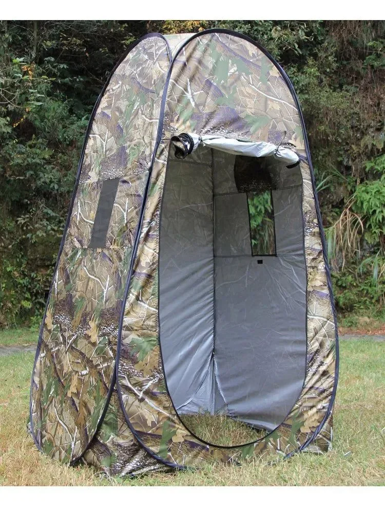 Fast Single Person Portable Privacy Shower Toilet Camping Pop Up Tent Camouflage UV Function Outdoor Dressing Photography Watch Bird SPECIFICATIONS Fine Crafted