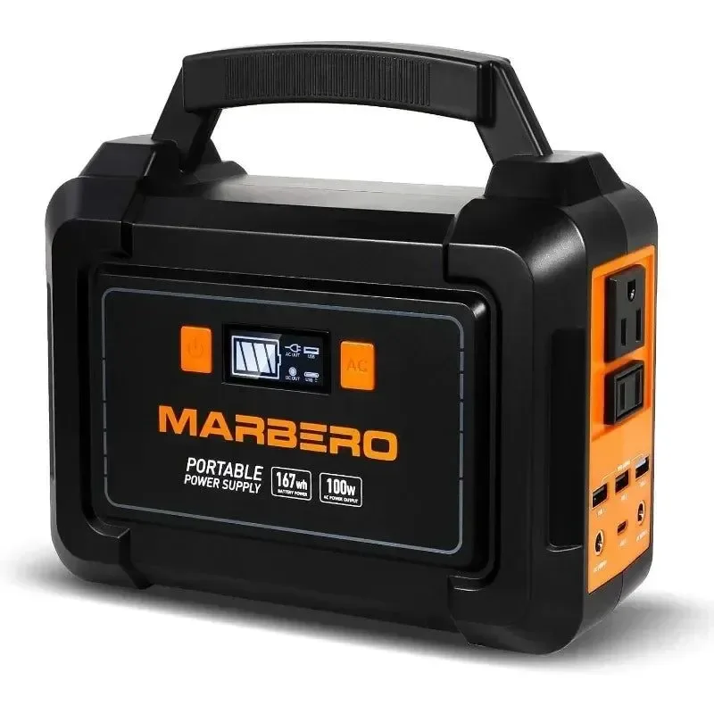 Pure 200W Portable Solar Generator – 167Wh Battery Power Supply with 110V AC Outlet About this item Exclusive