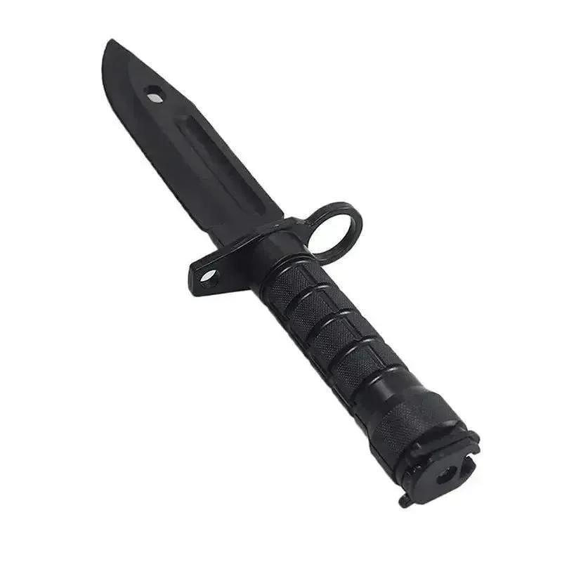 Exclusive Cuchillo de goma para entrenamiento con funda daga de plástico flexible para accesorios y artes marciales de Halloween. Original Design