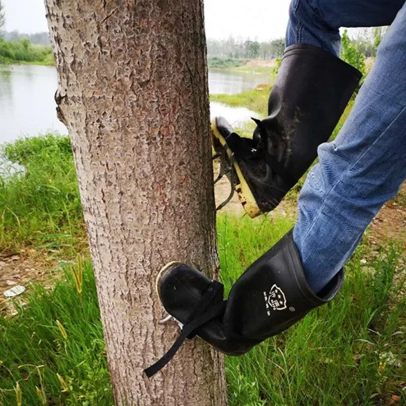 Unique Zapatos de escalada para árboles de uso especial Cat's Paw Herramienta antideslizante para ligar patas de avispón i para tala de árboles anidación de aves y recolección de piñones Next-Generation