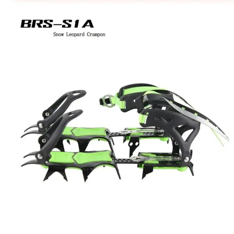 Elite Crampones ultraligeros BRS de 14 dientes agarre antideslizante para hielo i para senderismo y escalada. Verified