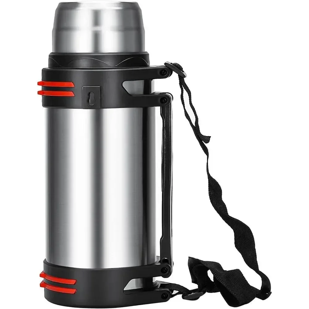 Durable Large Capacity Stainless Steel Thermos Vacuum Insulated Water Bottle for Outdoor Travel Sports Professional