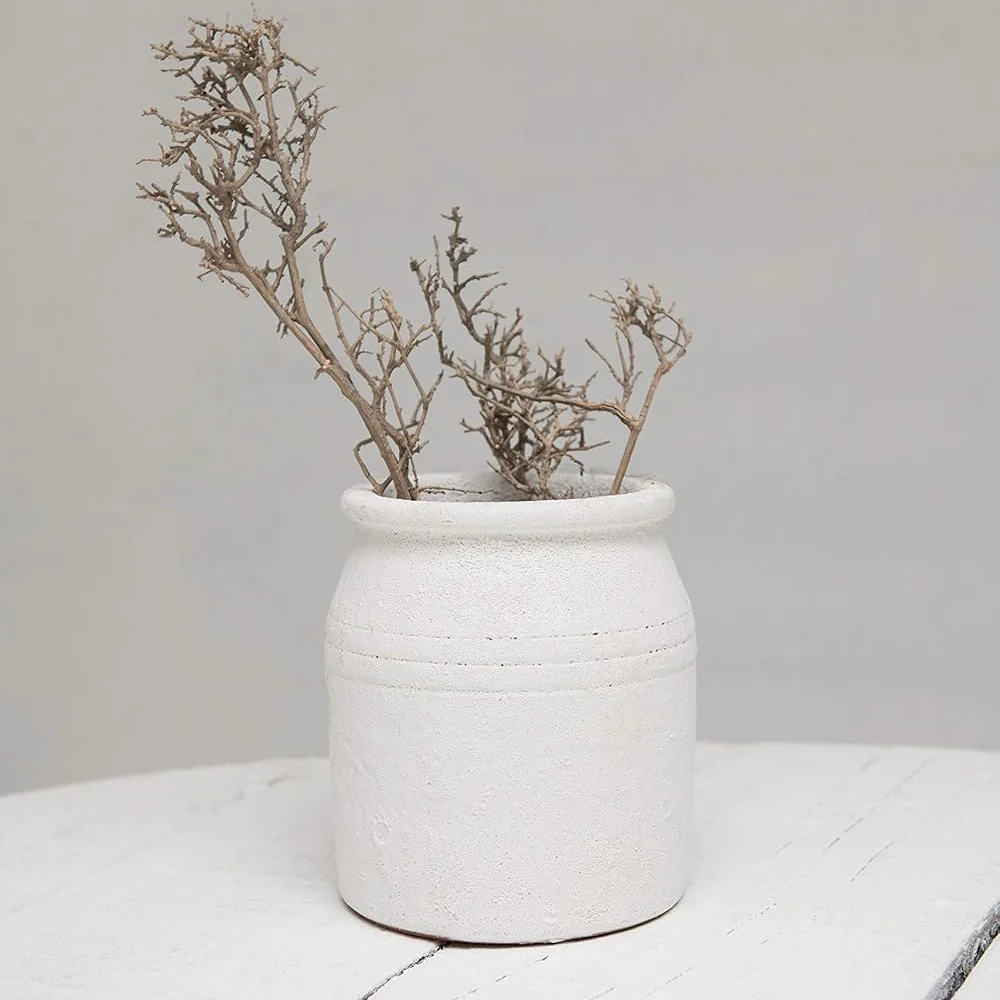 Premium Distressed Coarse Terracotta Crock Luxury
